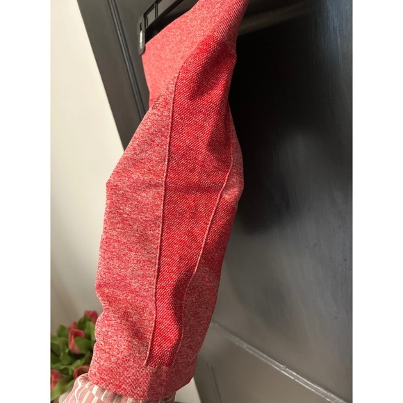 Gymshark Vital Seamless 2.0 Shorts- Coral Red Marl - Picture 2 of 4